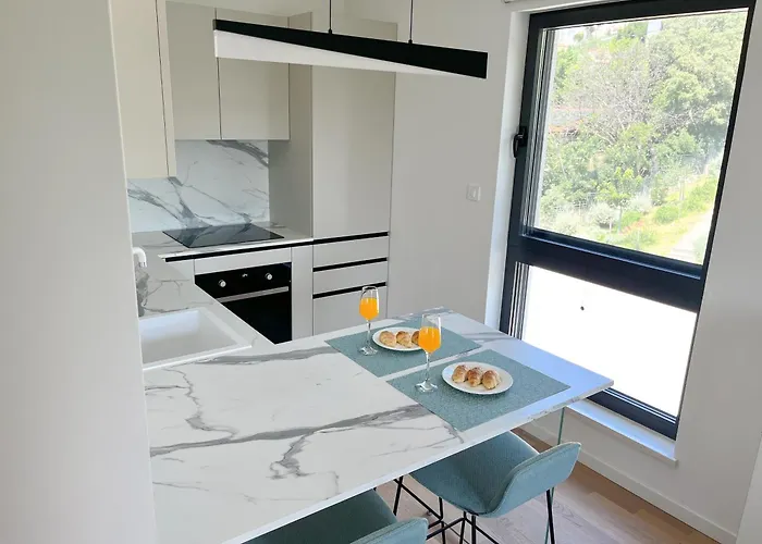 Apartmán The Modern In The Nature With A Pool & Gym Kostrena