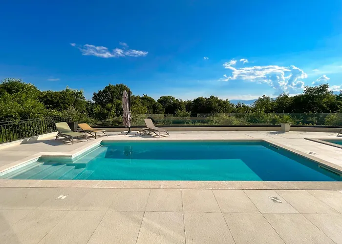 The Modern In The Nature With A Pool & Gym * Kostrena